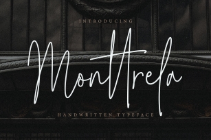 Monttrela Handwritten Font Download