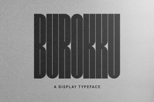 Burokku Bold Display Font Download