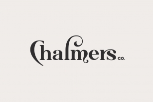 Chalmers Type Font Download