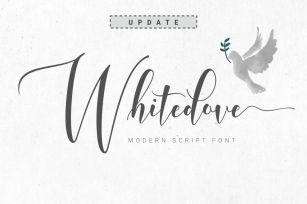 Update! Whitedove Modern Script Font Download