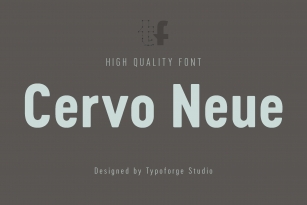 Cervo Neue 50% off Font Download