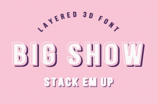 BIG SHOW Font Download