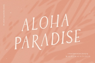 Aloha Paradise Serif Family Font Download