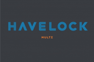 Havelock Multiline Font Download