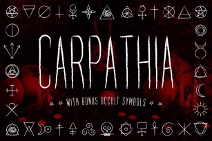 Carpathia Typeface + Extras Font Download