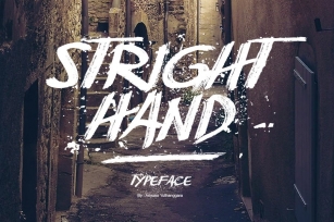 Stright Hand Font Download