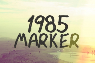 1985 Marker Font Download