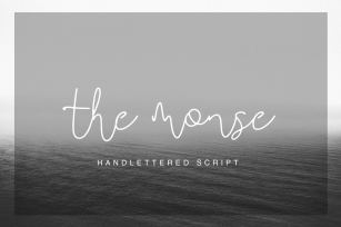 The Monse (90% off) Font Download