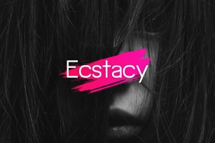 Ecstacy  Display Typeface Font Download