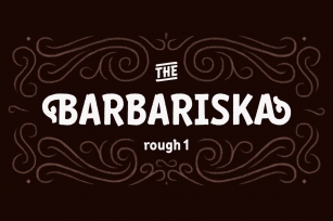 Barbariska Rough1 pack Font Download