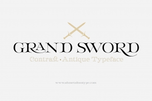 Grand Sword Font Download