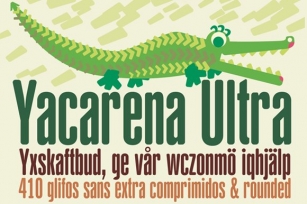 Yacarena Ultra Font Download