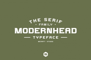 Modernhead Serif Typeface Font Download