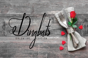 Valentine Edition Dingbats Font Download