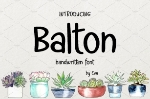 Balton Font Download