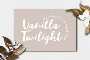 Vanilla Twilight // Handwritten Duo Font Download