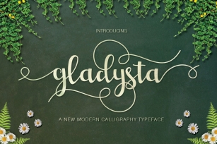 Gladysta Script Font Download