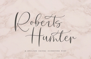 Roberts Humter Font Download