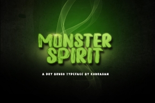 Monster Spirit Brush Font Download