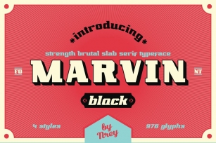 Marvin black Font Download