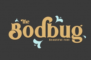 The Bodbug Typeface Font Download