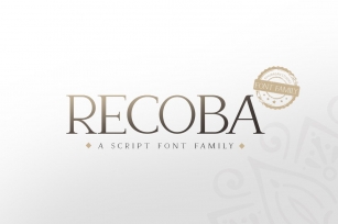 Recoba Family Font Download