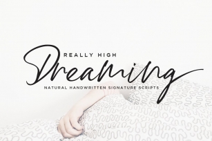 High Dreaming // Natural Handwritten Font Download