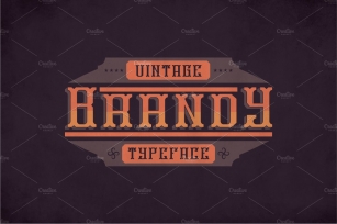 Brandy Vintage Label Typeface Font Download