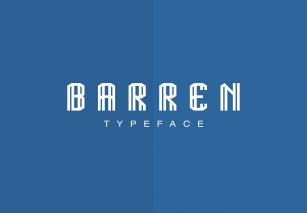 BARREN TYPEFACE Font Download