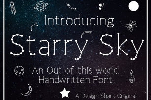 Starry Sky Font Download