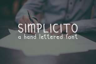 Simplicito Hand Written Font Download