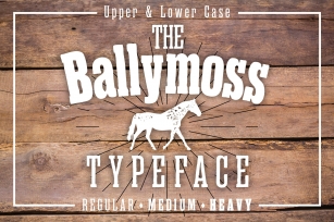 Ballymoss Woodblock Font Download