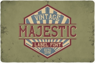Majestic typeface Font Download