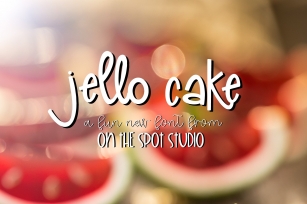 Jello Cake Font Download