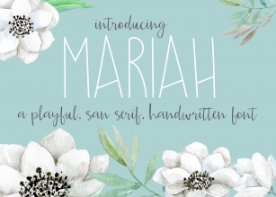 Mariah font Font Download
