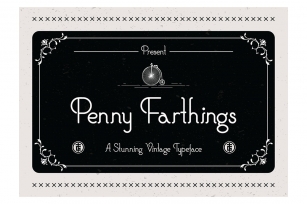 Penny Farthings Font Download