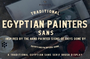 Egyptian Painters Sans Font Download