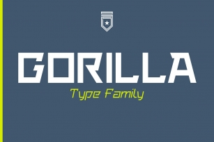 Gorilla Type Family Font Download