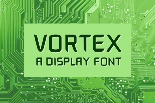 Vortex: A Display + Free Icons Font Download