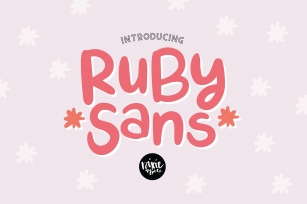 RUBY SANS Hand Lettered .OTF Font Download