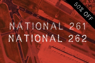 National 261/262 Font Download