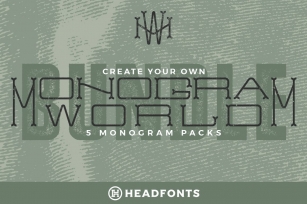 Monogram World Bundle-Monogram Font Download