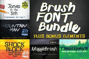 Brush Bundle Font Download