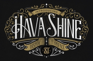 HavaShine Typeface with Extras Font Download