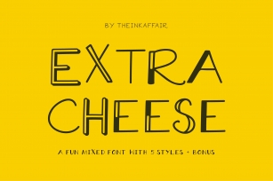 Extra Cheese Set Font Download