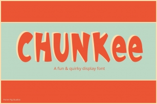 Chunkee Bold Quirky Display Font Download