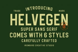 Helvegen Super Sans Font Download