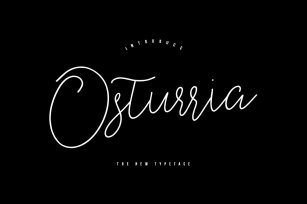 Osturria Typeface Font Download