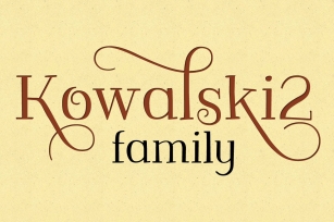Kowalski2 family Font Download
