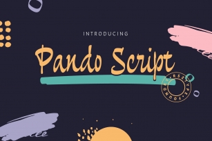 Pando Script 50% off Font Download